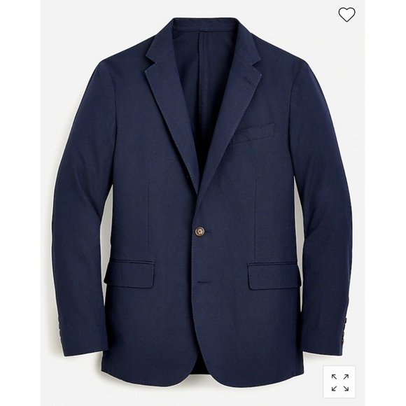 J. Crew Other - J.Crew $248 Ludlow Slim Fit Unstructured Suit Jacket Cotton Linen 42R AU428